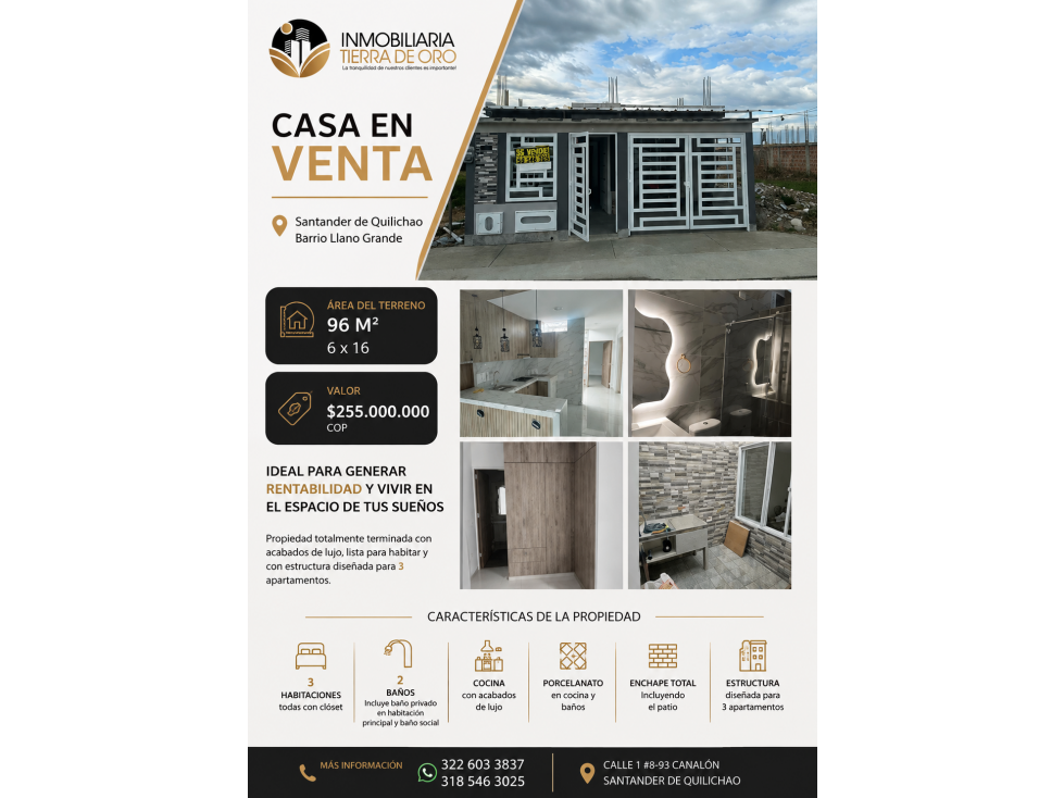 VENTA DE CASA EN LLANO GRANDE- 100 — foto 2