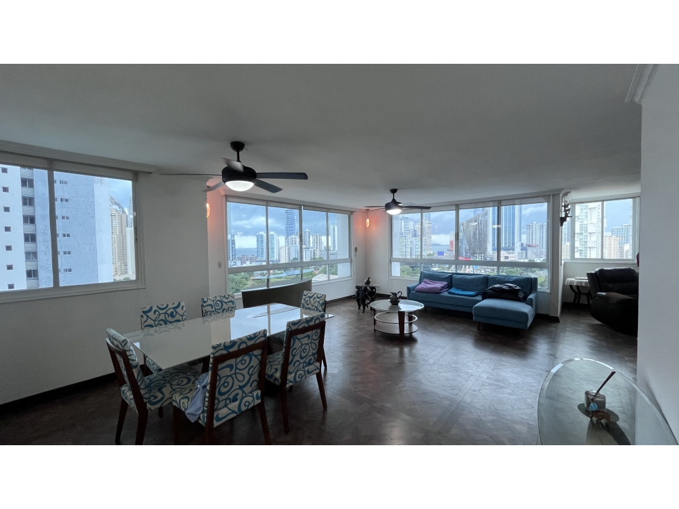 Alquiler Ganga Apartamento Obarrio, 180 m2 2R