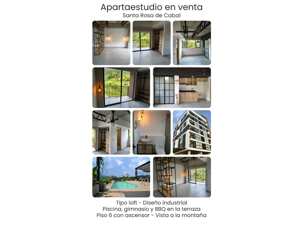 VENDO APARTA ESTUDIO TIPO LOFT santa rosa de cabal — foto 2