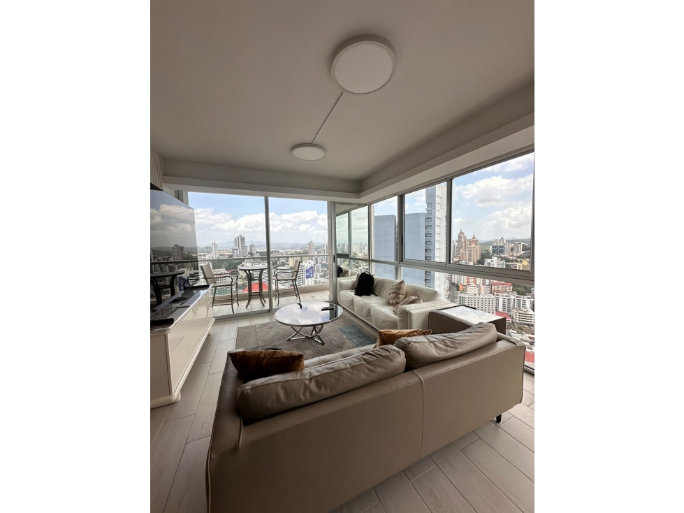 Alquiler Apartamento Amoblado Ph Urbana en Obarrio - SG