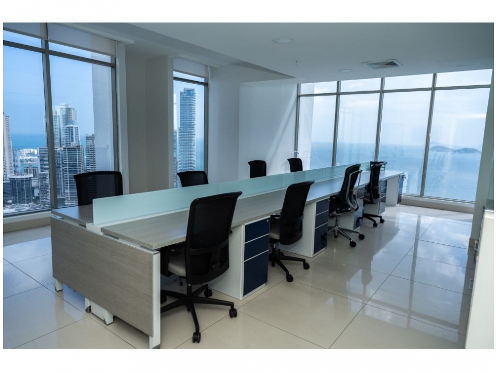 Oficina Amoblada en Alquiler Torre BICSA, Avenida Balboa | LH - 4