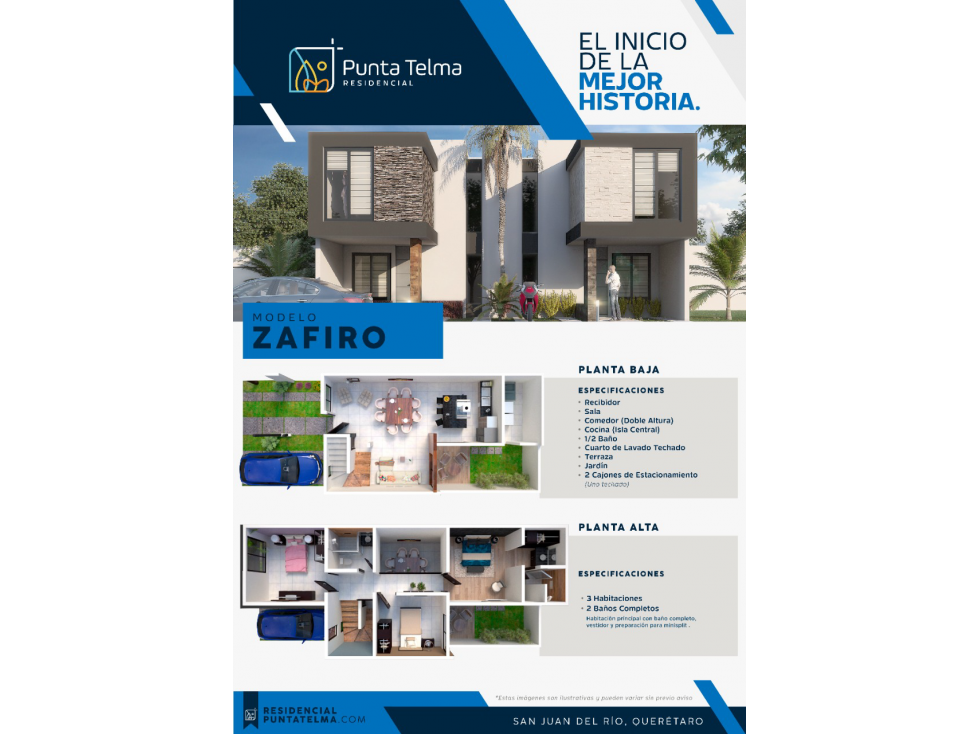 Casa en Venta Modelo Zafiro en Residencial Punta Telma - 1