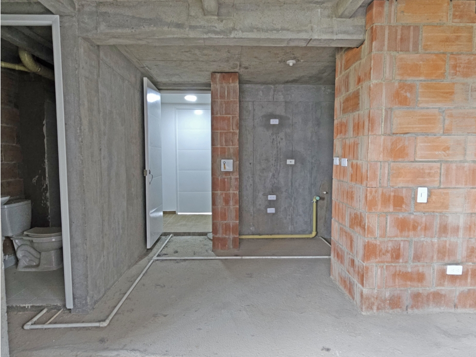 Apartamento en obra gris de 2 alcobas en venta. Caldas, Primavera — foto 2