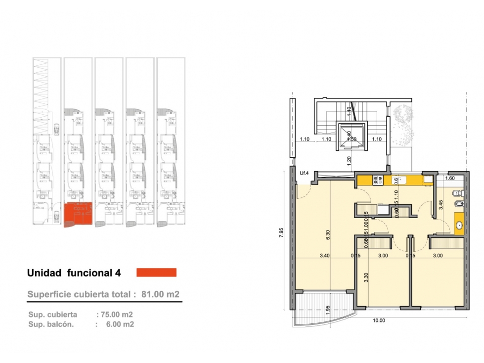 EN VENTA DEPTO 2 DORMITORIOS EN CONSTRUCCION- SEMICENTRO- TANDIL - 3