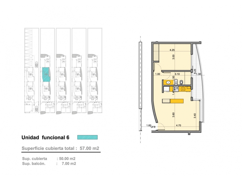 EN VENTA DEPTO 1 DORMITORIO EN CONSTRUCCION- SEMICENTRO- TANDIL - 3