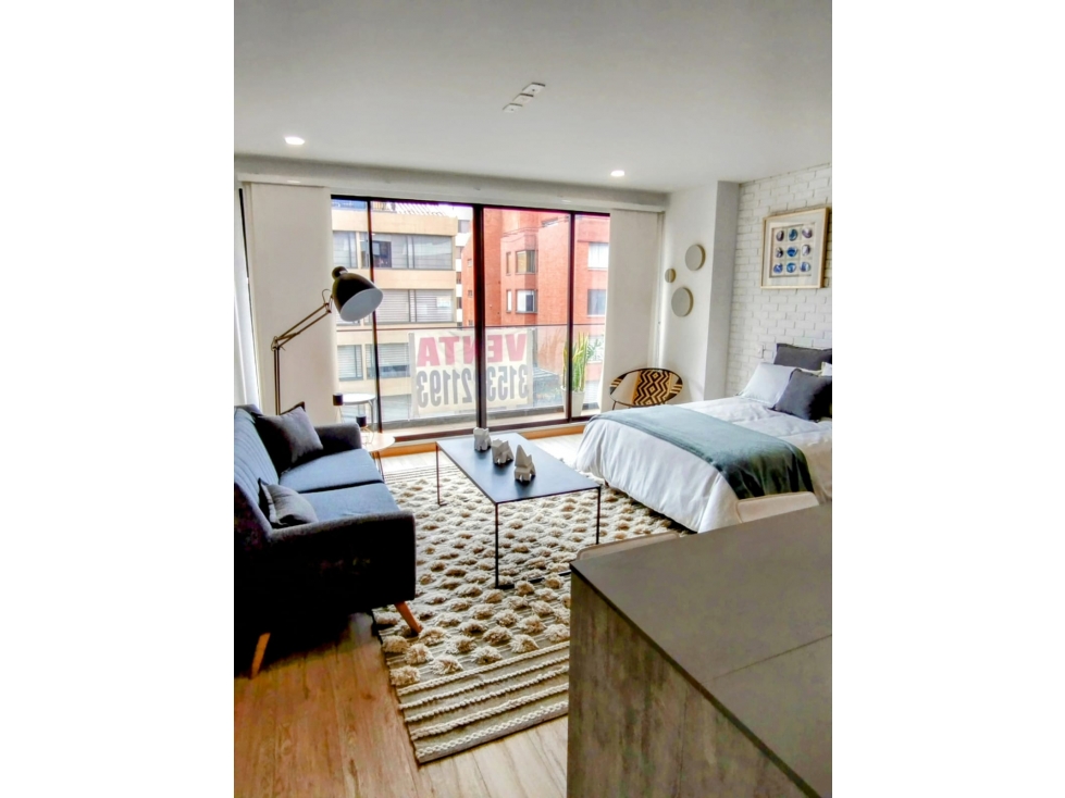 VENTA APARTAESTUDIO CON BALCON-CHICO PARA ESTRENAR