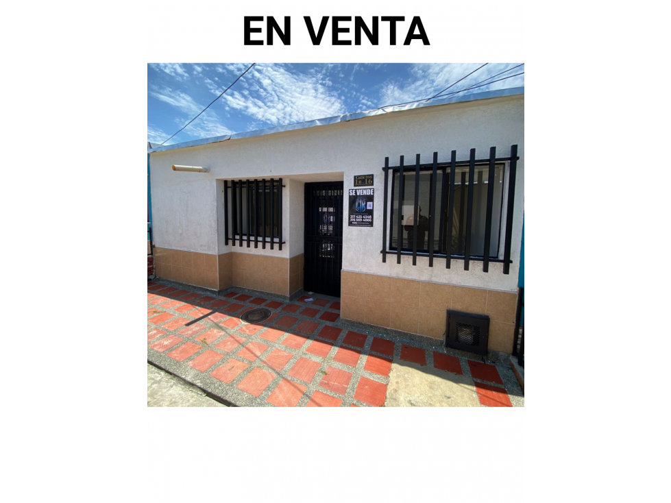 Se vende casa en Cartago Valle, Barrio El Danubio.