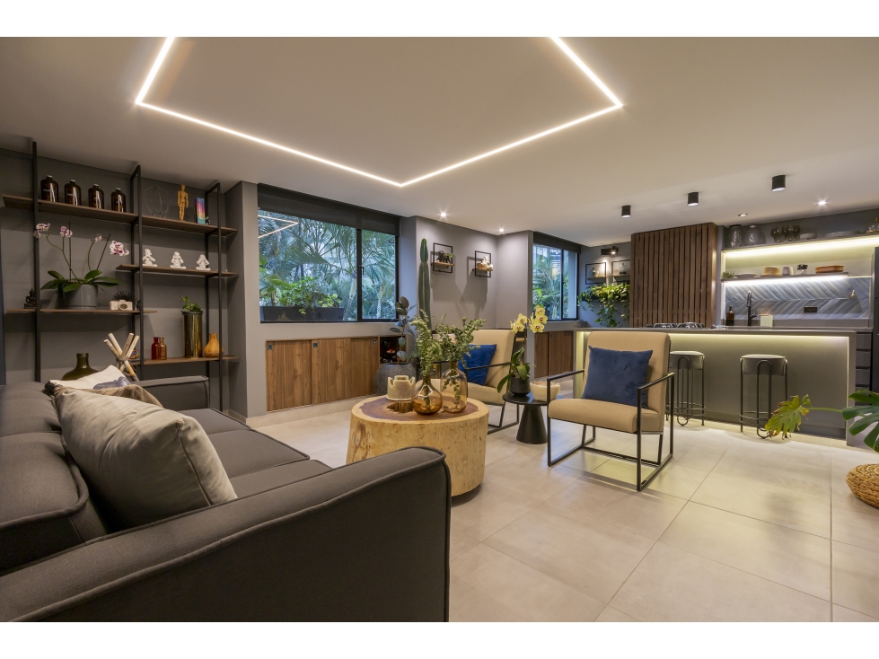 Elegante apartamento en El Poblado / Cama King / AC