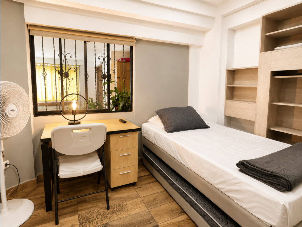Apartaestudio cómodo y elegante cerca a Laureles, Coliving Malibu — foto 3