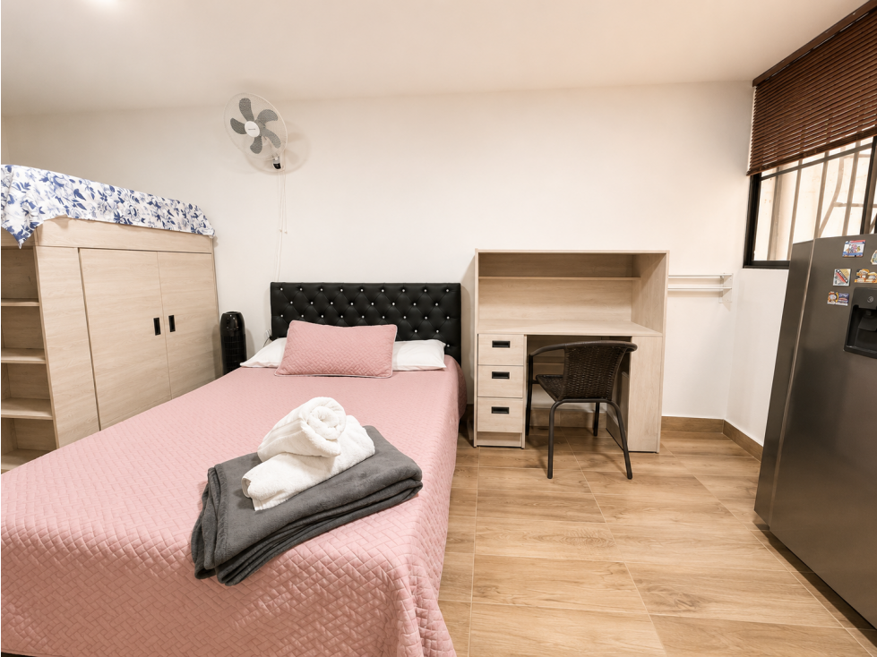 Apartaestudio para 4 personas Cerca a Laureles, Coliving Malibu — foto 3