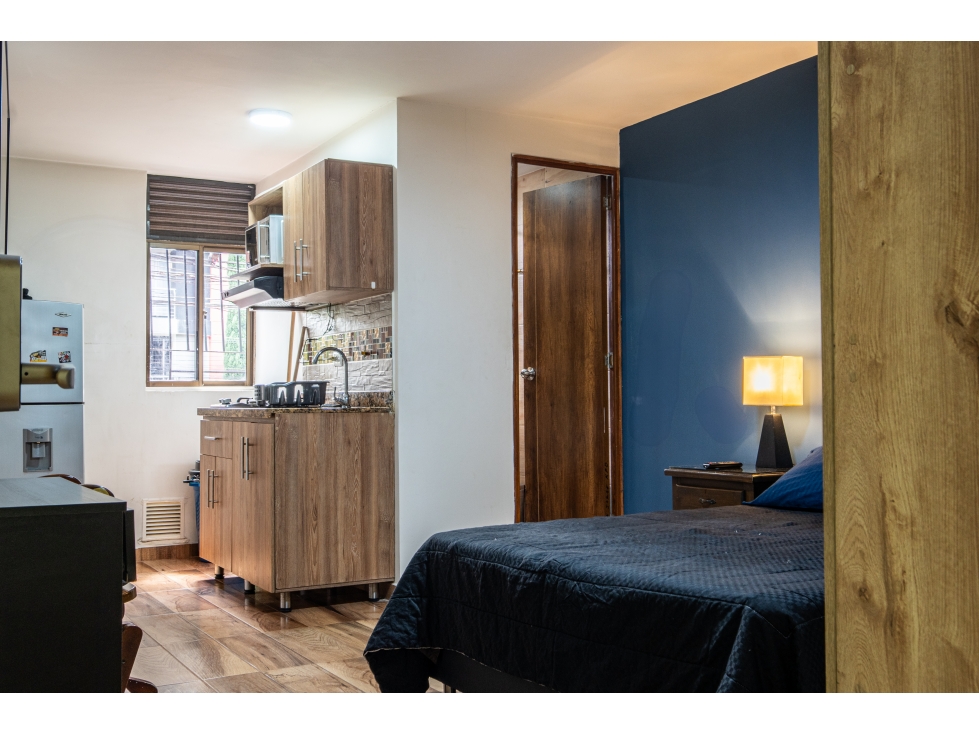 Apartaestudio en Belén cerca a Laureles, Coliving Malibu