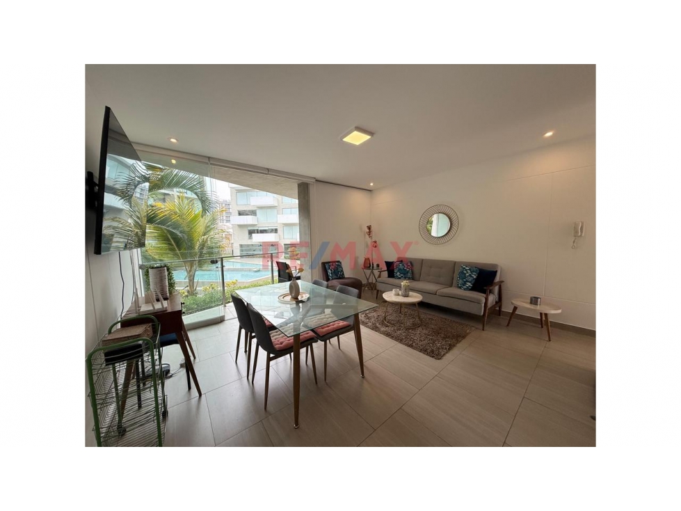 Departamento En Condominio Ocean Reef De San Bartolo