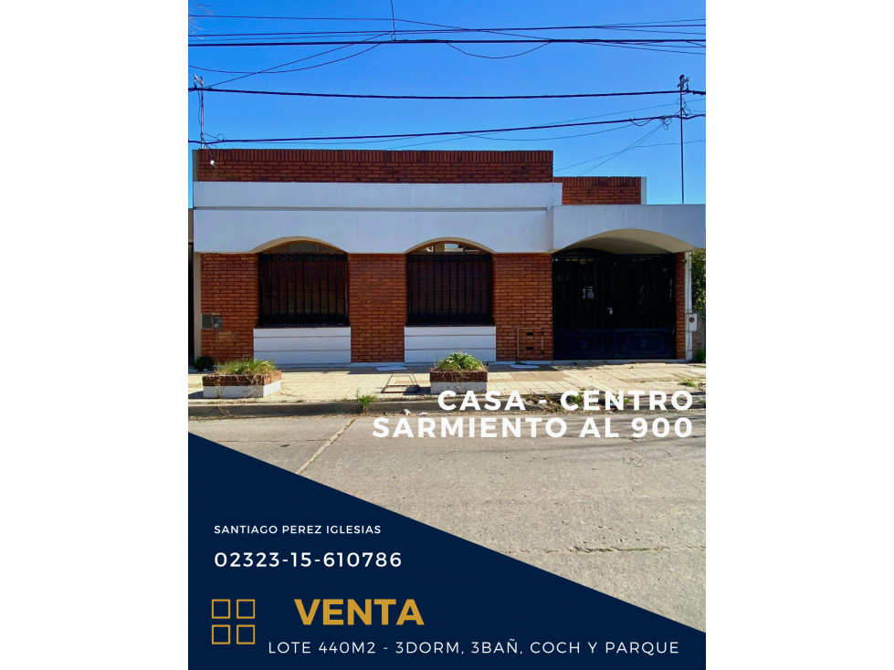 CASA LUJAN CENTRO 3 DORMITORIOS