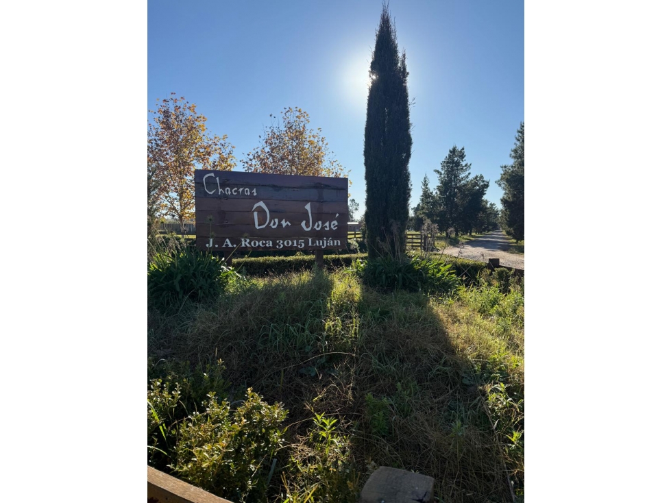VENTA LOTE CHACRAS DON JOSE - LUJAN BUENOS AIRES