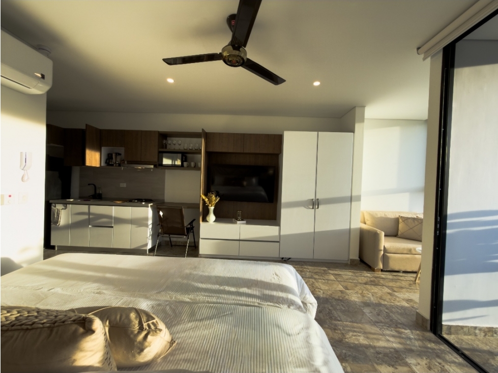 SE RENTA APARTAMENTO AMOBLADO RODADERO SUR STA MTA J.V — foto 3
