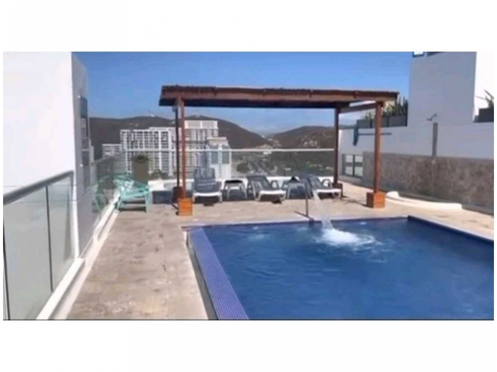 VENTA APTO RESIDENCIAL AMOBLADO VISTA AL MAR POZOS COLORADOS SM L.C