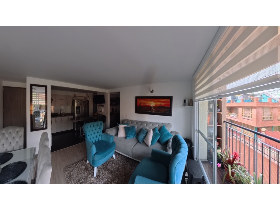 VENTA APARTAMENTO EN CAJICÁ 70 m² | 3 HAB | BALCÓN CON VISTA — foto 3