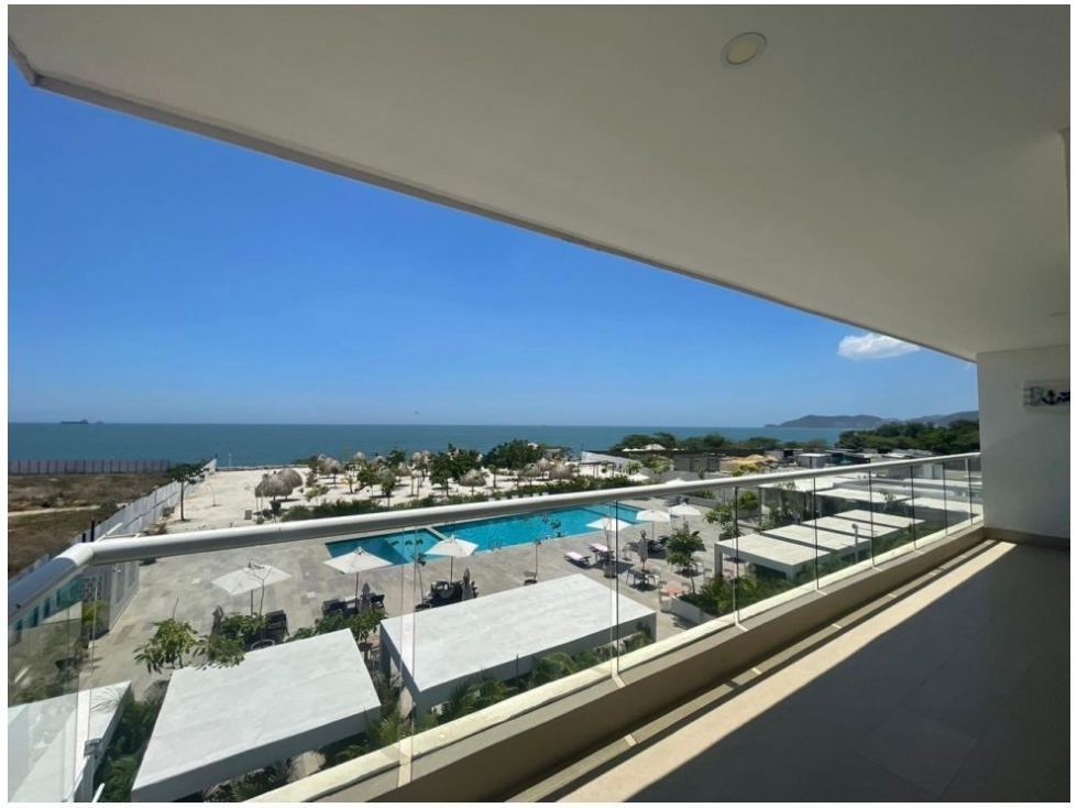 VENTA APTO TURÍSTICO VISTA AL MAR 1RA LÍNEA BELLO HORIZONTE F.V