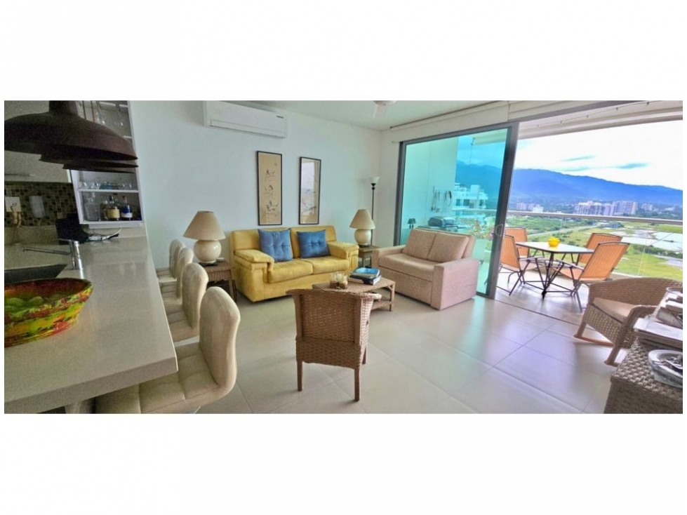 VENTA APTO VISTA AL MAR 1RA LÍNEA DE PLAYA, POZOS COLORADOS SM F.V — foto 2