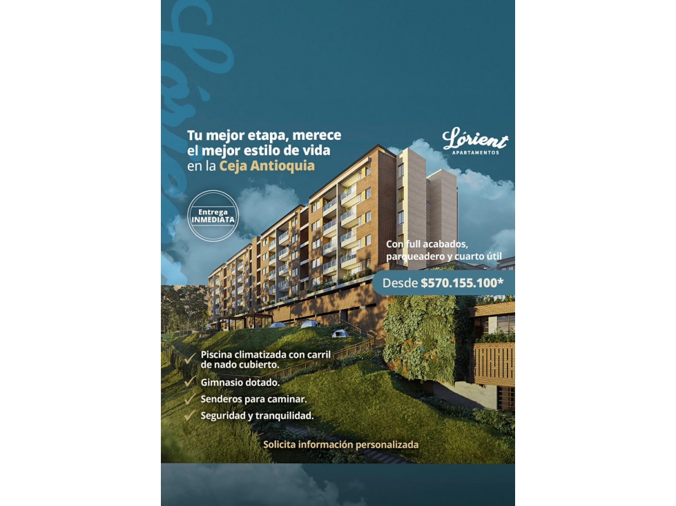 Venta Apartamento en La Ceja LORIENT (Sector El Mirador)