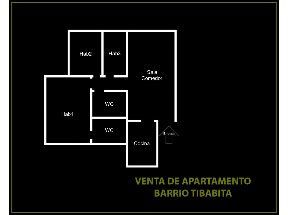 VENTA DE APARTAMENTO EN TIBABITA - PARQUEADERO COMUNAL — foto 2