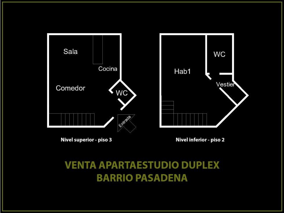 VENTA DE APARTAESTUDIO DUPLEX EN PASADENA — foto 2