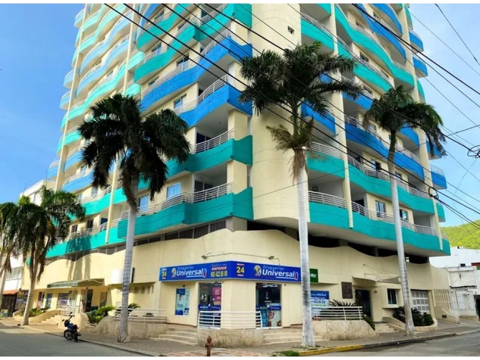 VENTA APTO TURÍSTICO EN RODADERO A MEDIA CUADRA DE LA PLAYA J.E