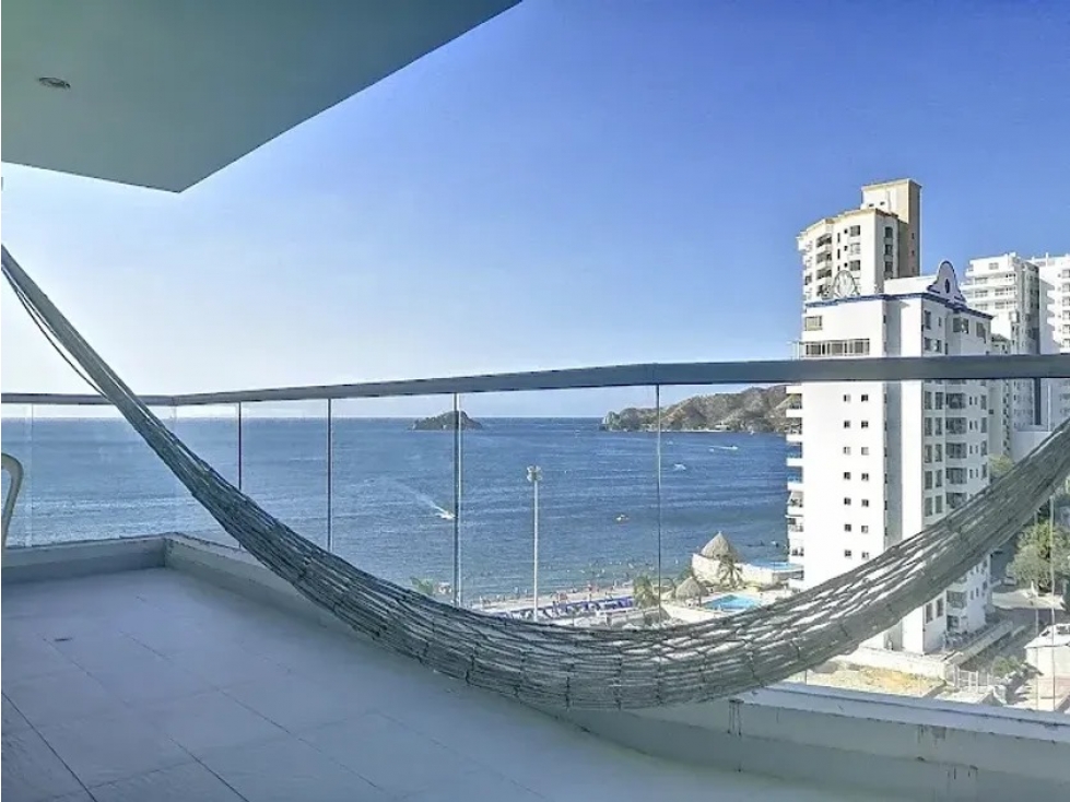 VENTA APTO 2DA LÍNEA DE PLAYA CON VISTA AL MAR RODADERO SUR - E.A — foto 2