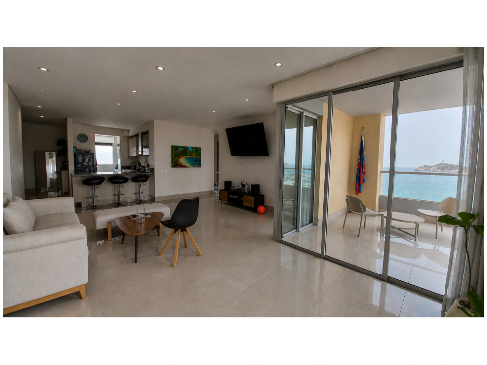 VENTA APARTAMENTO TRS ALCOBAS VISTA AL MAR SECTOR BELLAVISTA - F.V. — foto 3