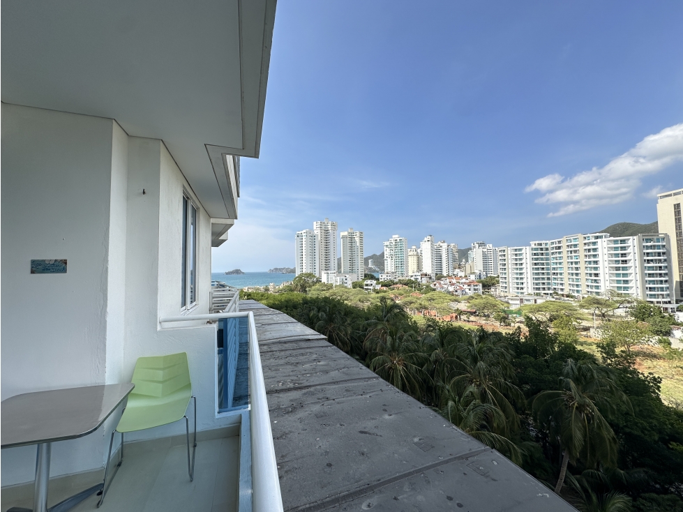 VENTA APARTAMENTO AMOBLADO VISTA LATERAL AL MAR RENTA TURISMO — foto 2
