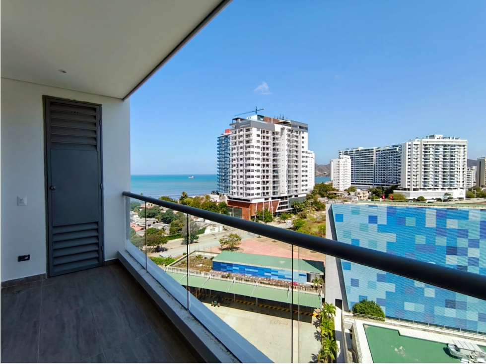 SE VENDE APTO TURÍSTICO VISTA AL MAR PLAYA SALGUERO STA MTA - C.G