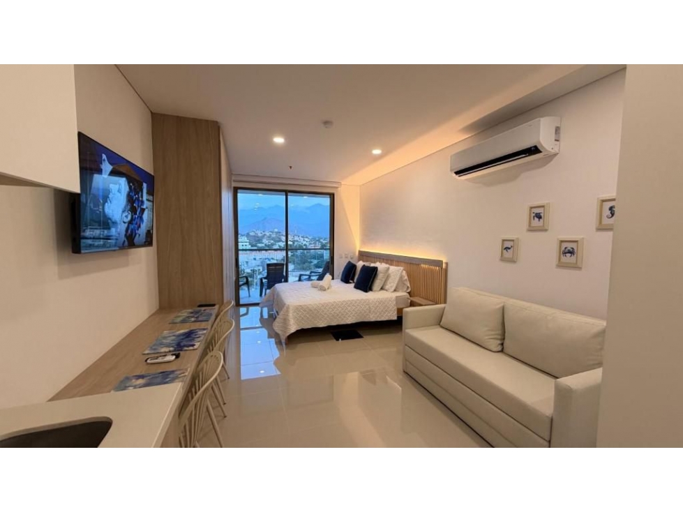 SE VENDE APARTA-SUITE AMOBLADO RODADERO SUR STA MTA - P.V