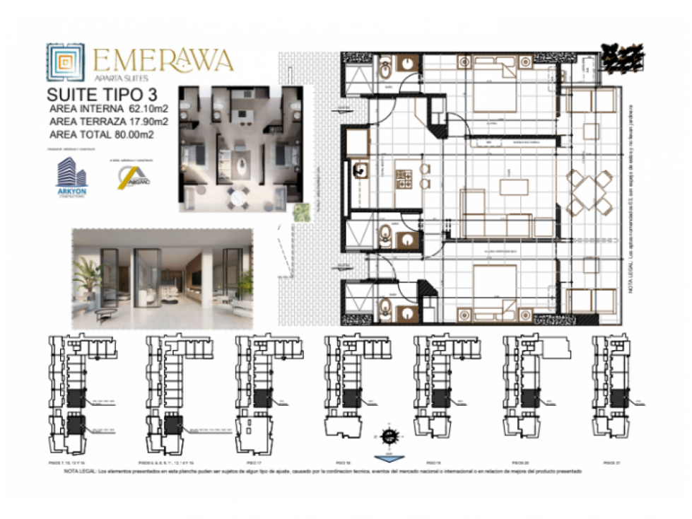 VENTA APARTAMENTO TURÍSTICO CON VISTA AL MAR IROTAMA STA MTA F.V — foto 3