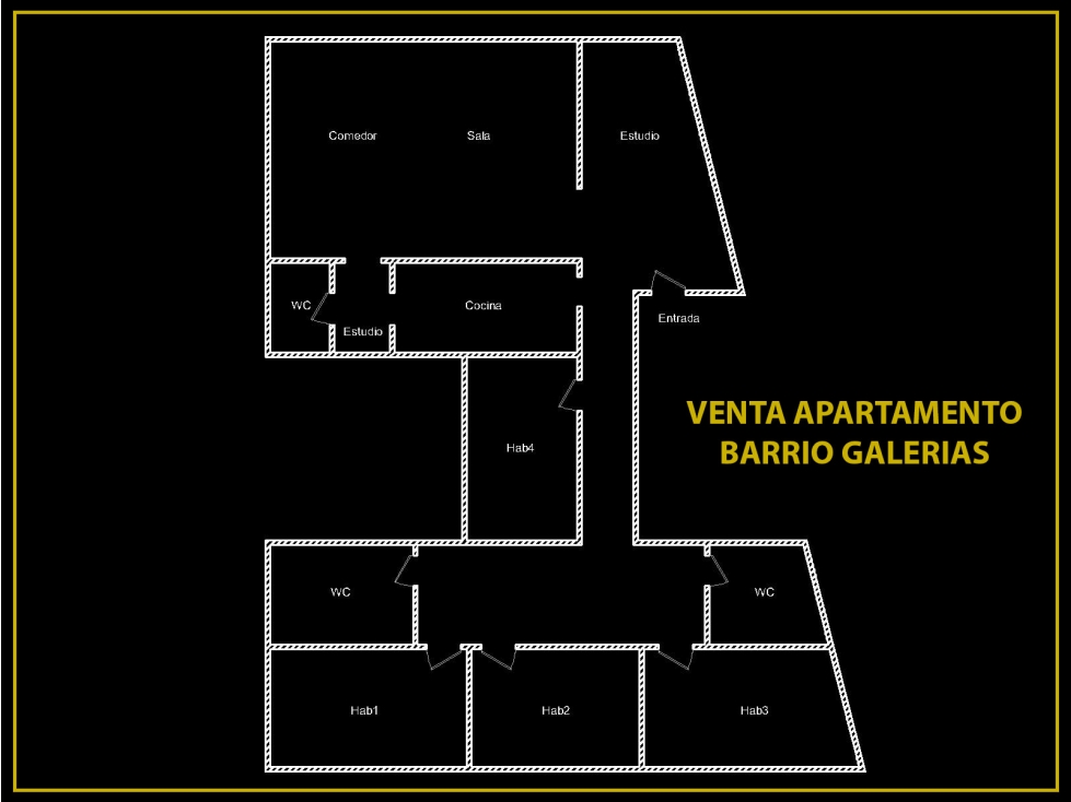 VENTA APARTAMENTO EN GALERIAS - SIN PARQUEADERO — foto 2