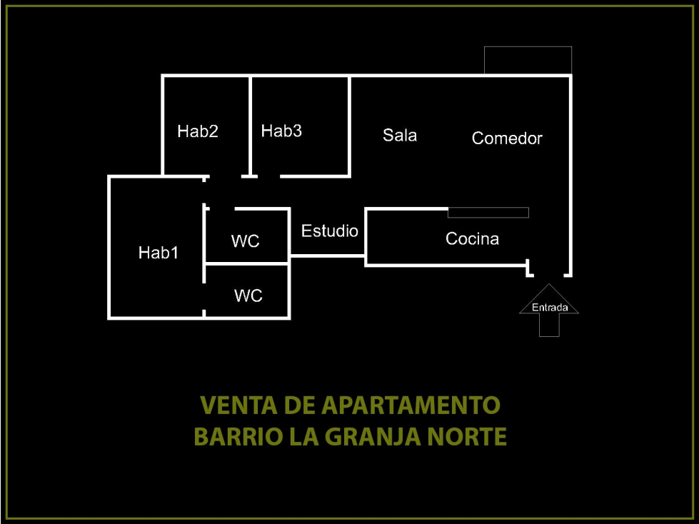 VENTA DE APARTAMENTO EN LA GRANJA NORTE — foto 2