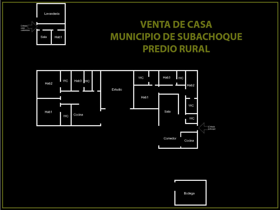 VENTA DE CASA EN SUBACHOQUE RURAL - 3