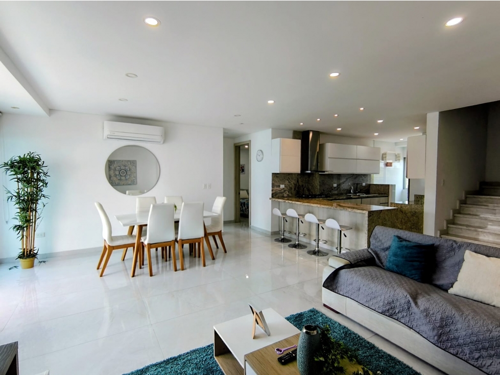 VENTA DÚPLEX VISTA AL MAR 1RA LÍNEA DE PLAYA DON JACA STA MTA J.V — foto 5