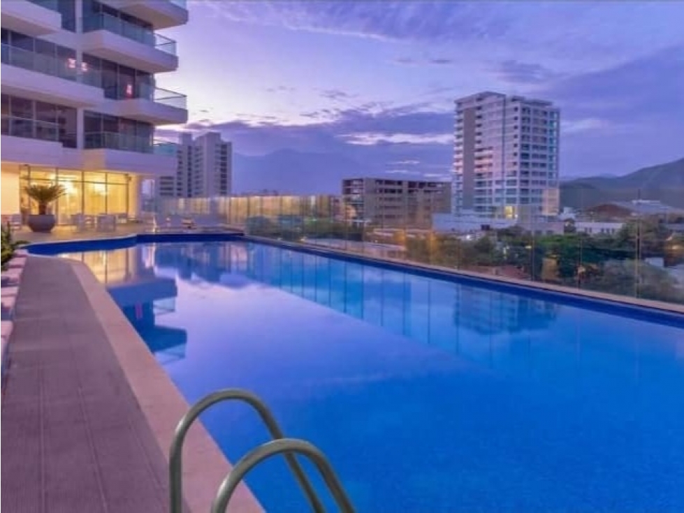 SE VENDE APTO TURÍSTICO AMOBLADO CON VISTA AL MAR BELLAVISTA O.P