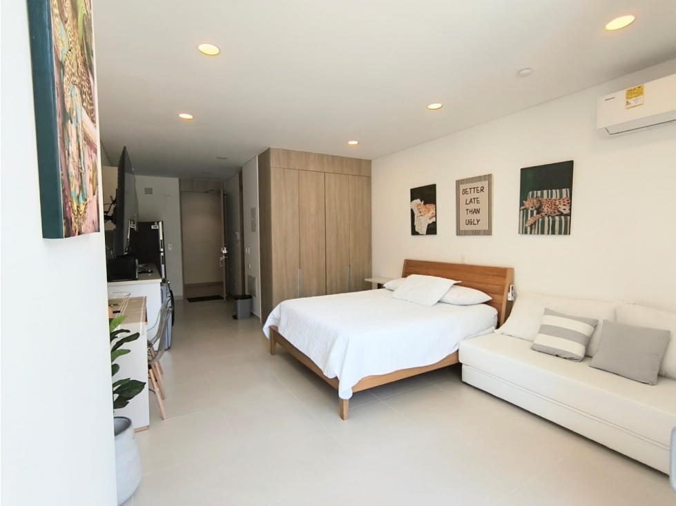 SE ARRIENDA APARTASUITE AMOBLADO, POZOS COLORADOS J.V.