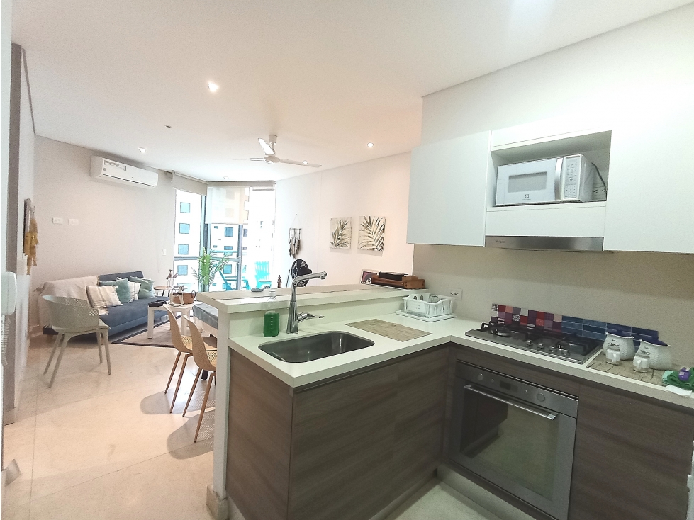 SE VENDE APTO TURÍSTICO AMOBLADO CON VISTA AL MAR BELLAVISTA O.P — foto 6