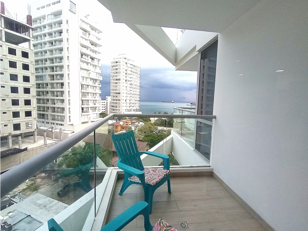 SE VENDE APTO TURÍSTICO AMOBLADO CON VISTA AL MAR BELLAVISTA O.P — foto 2
