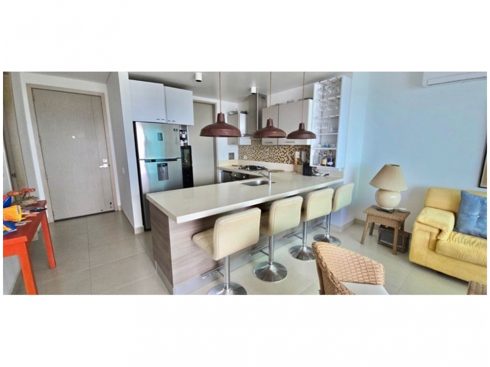VENTA APTO VISTA AL MAR 1RA LÍNEA DE PLAYA, POZOS COLORADOS SM F.V — foto 4
