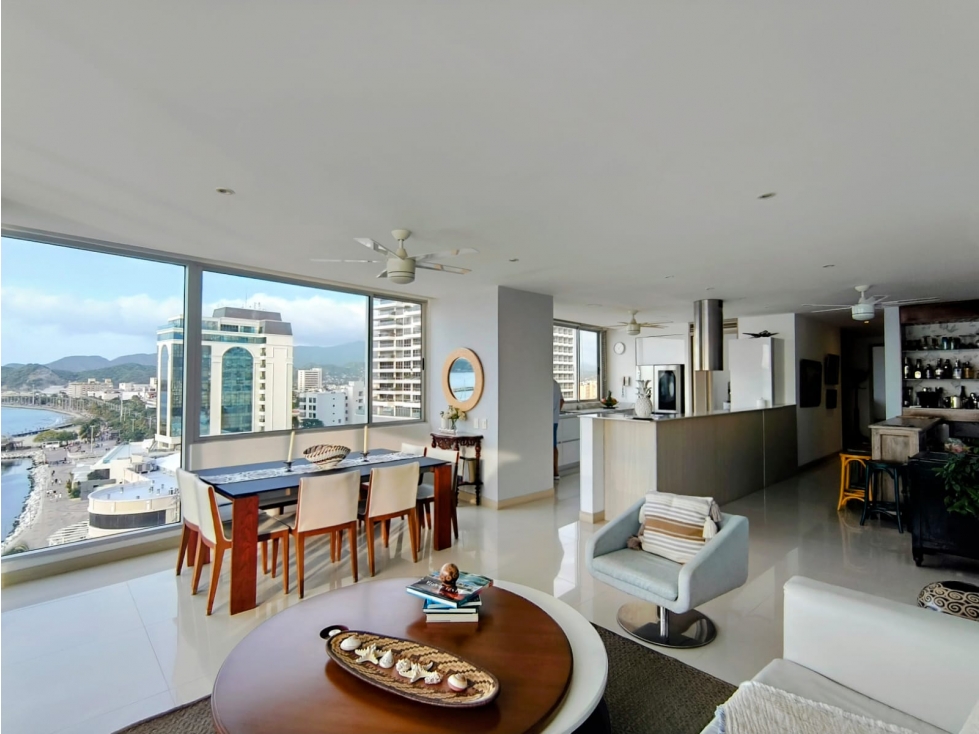 VENTA APTO RESIDENCIAL 1RA LINEA DE PLAYA BELLAVISTA STA MTA - V.A — foto 4
