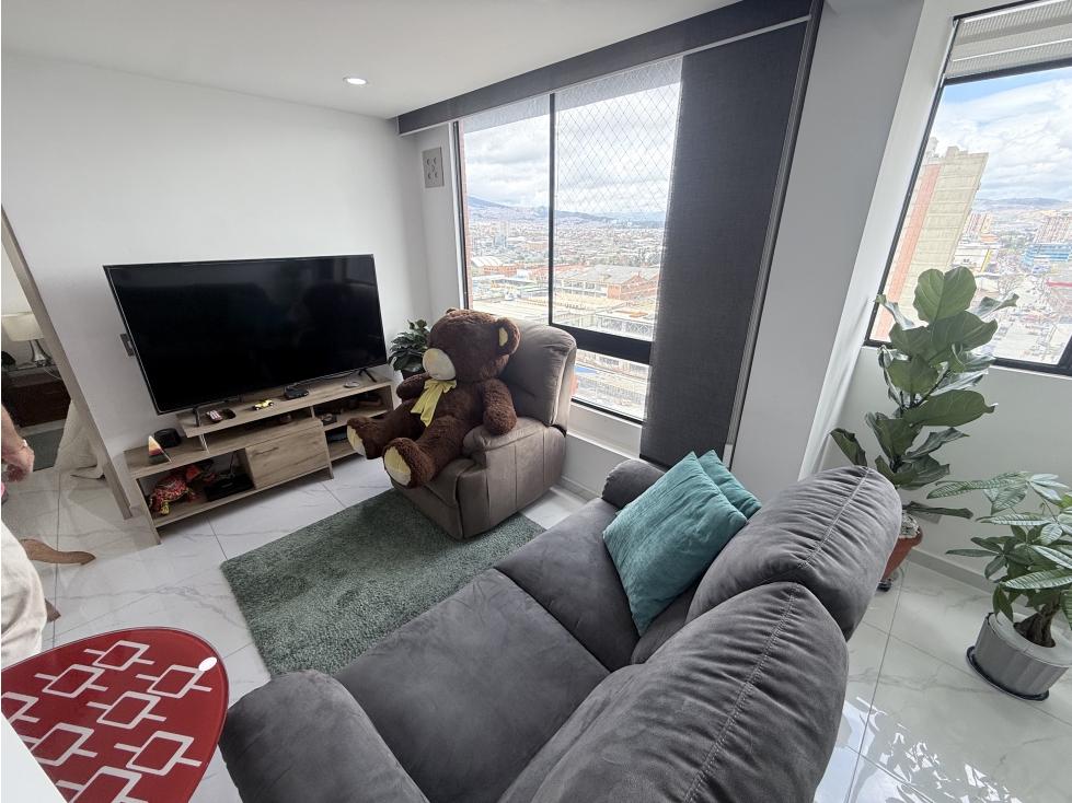 VENTA APARTAMENTO CON ACABADOS MODERNOS Y VISTA PANORAMICA