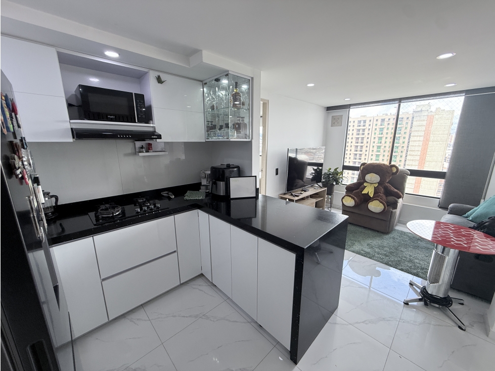 VENTA APARTAMENTO CON ACABADOS MODERNOS Y VISTA PANORAMICA — foto 3