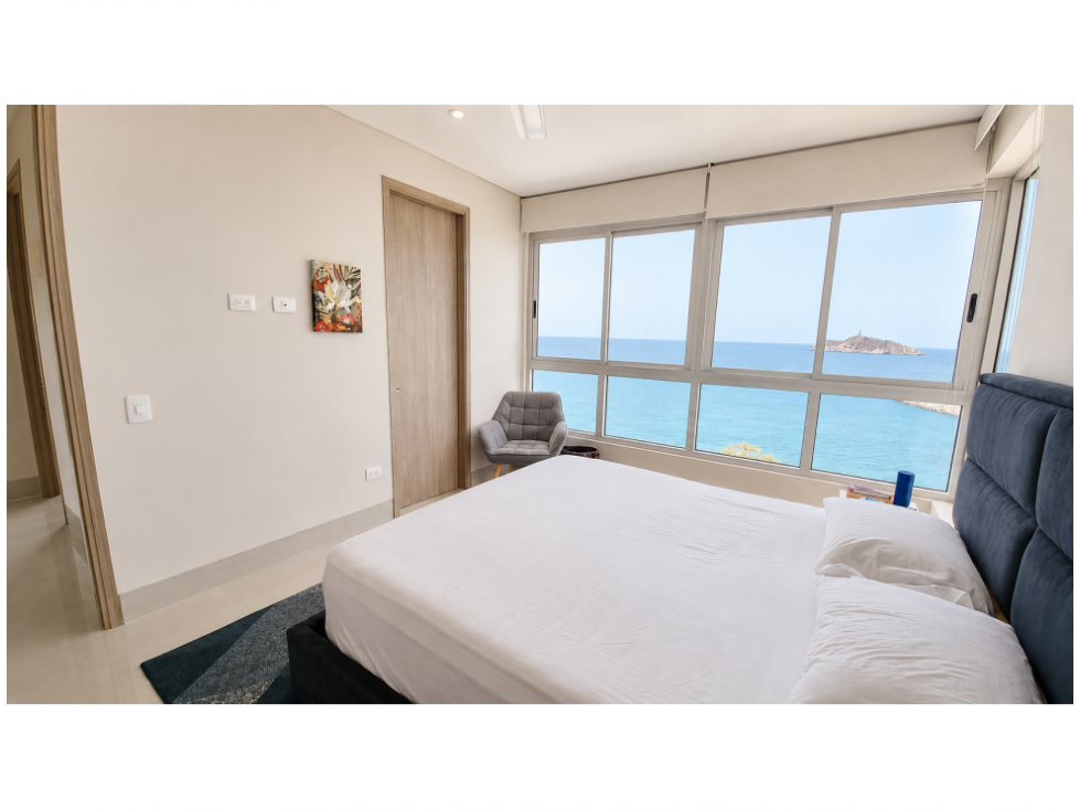 VENTA APARTAMENTO TRES ALCOBAS VISTA AL MAR SECTOR BELLAVISTA - F.V.