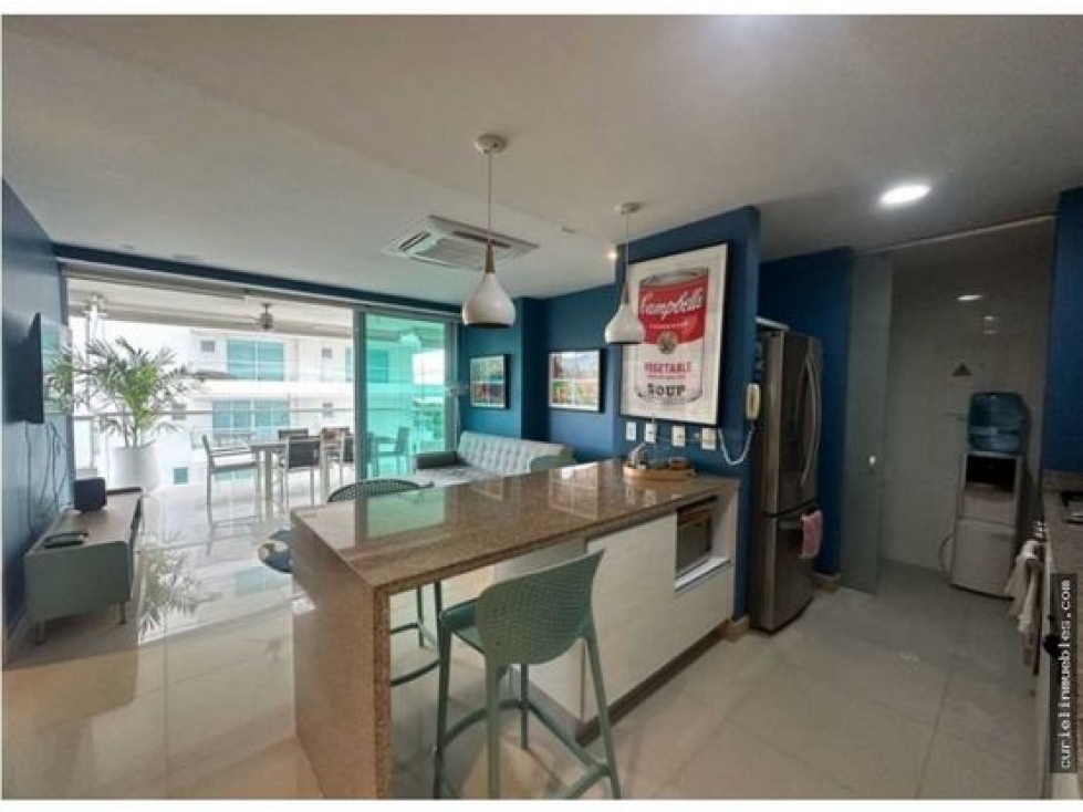 VENTA APARTAMENTO DOS ALCOBAS AMOBLADO SECTOR PLAYA DORMIDA - L.C. — foto 3