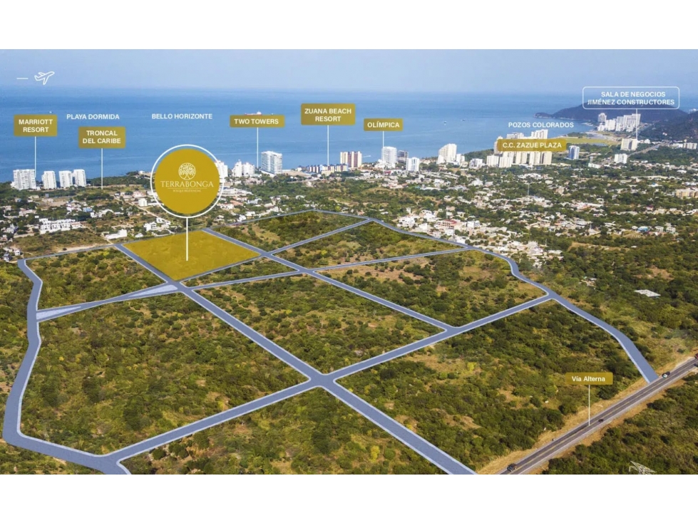 VENTA LOTE CERCA PLAYA BELLO HORIZONTE SANTA MARTA - J.V