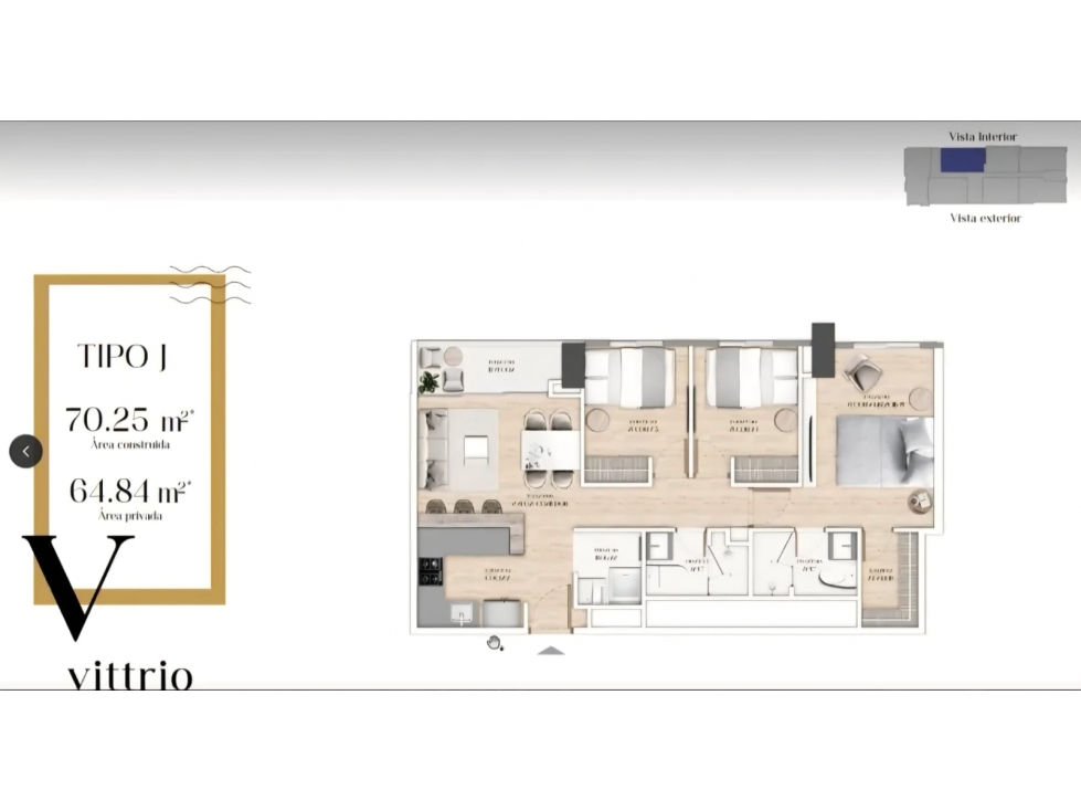 Cesión de Derechos: Apartamento en Proyecto Vittrio Sector Las Vegas — foto 4