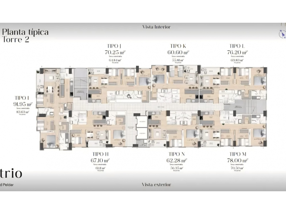 Cesión de Derechos: Apartamento en Proyecto Vittrio Sector Las Vegas — foto 3